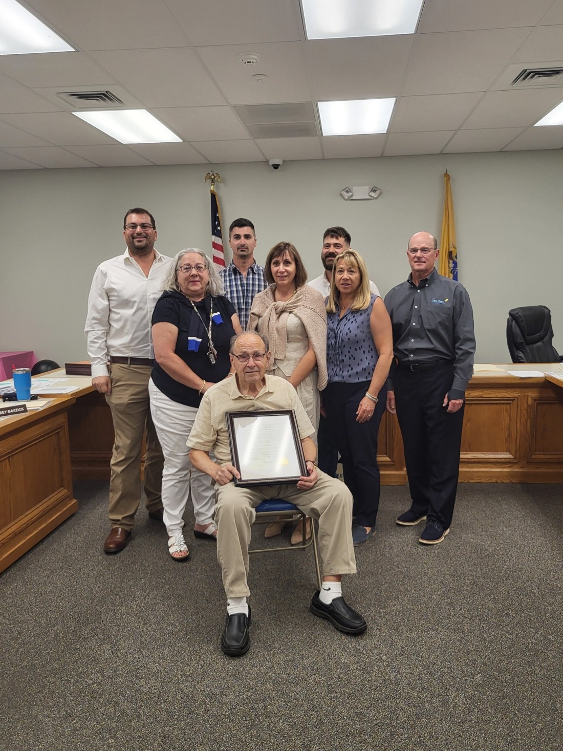 Salvatore A. Bucolo was named Hopewell Township Veteran of the Year for 2024